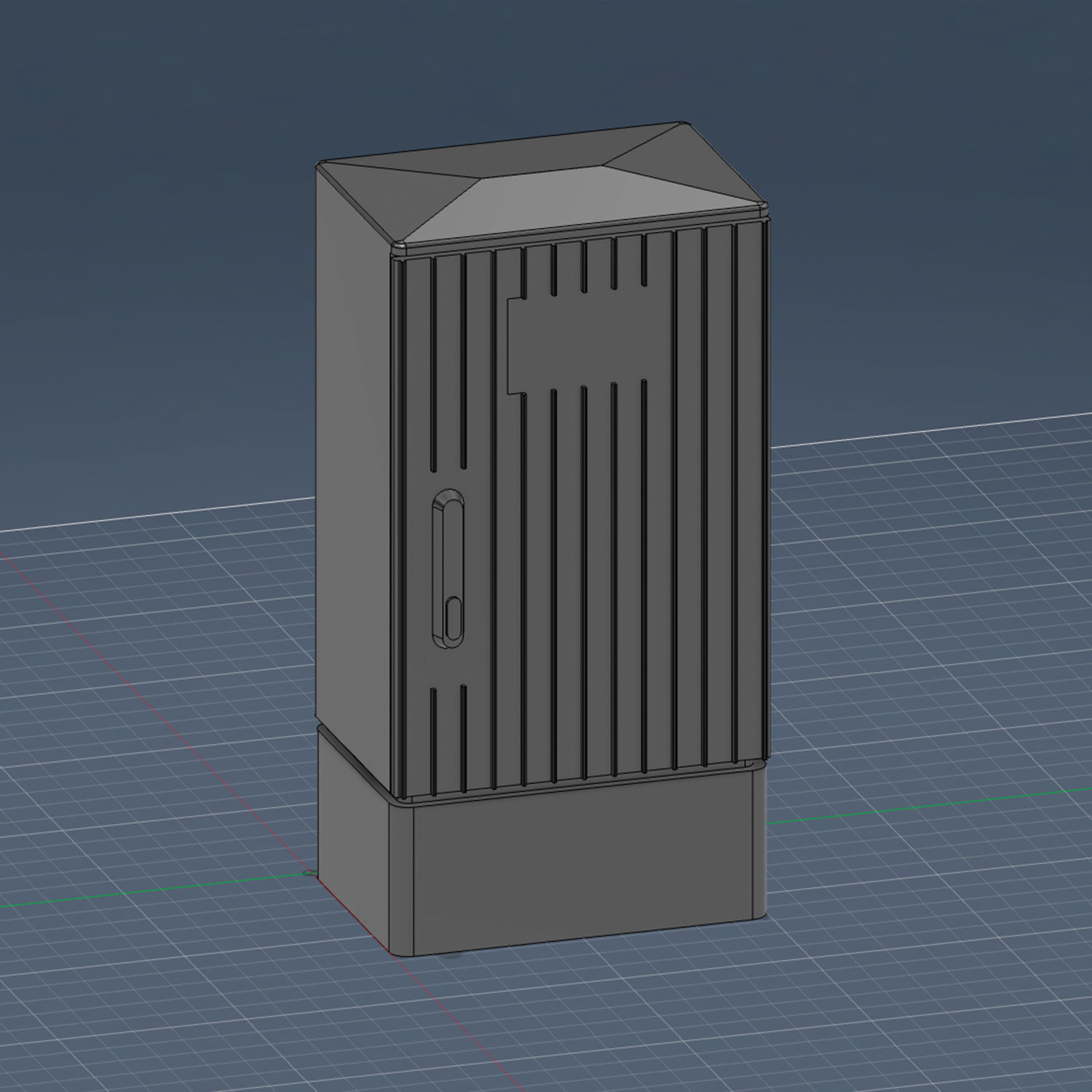 Vorschau der 3D-Druckdatei Verteilerkasten